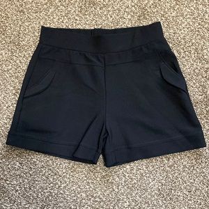 Womens L/XL black shorts
